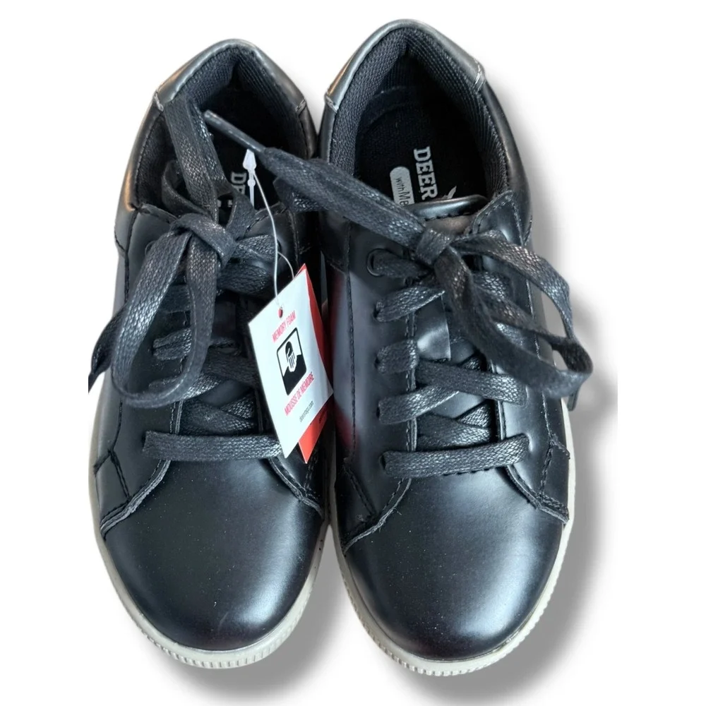 Deer Stags Joshua Black Sneakers Shoes Kids Size 13M Lace Up